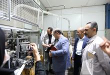 گزارش تصویری بازدید هیات رئیسه دانشگاه از شرکت طب پلاستیک
